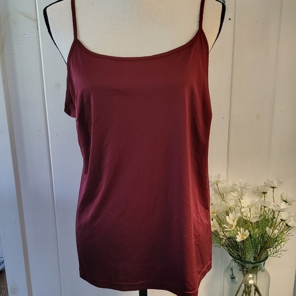 Style &Co Textured Semi Sheer Blouse with Tank Size 1X - Picture 10 of 10